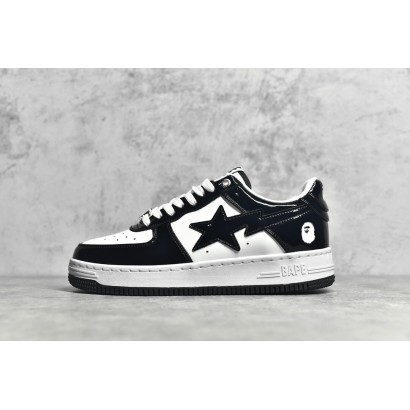 BAPE BLACK WHITE
