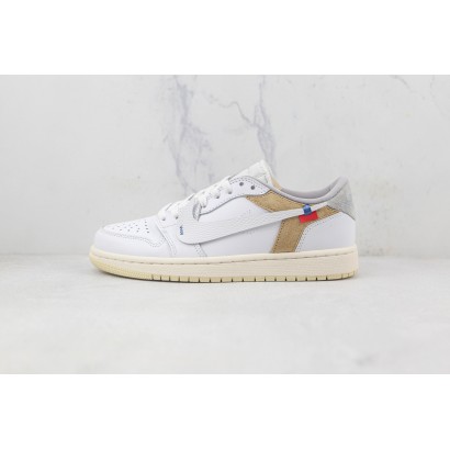 JORDAN 1 CUSTOM WHITE