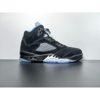 Air Jordan 5 Black/University Blue