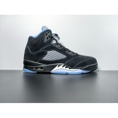 Air Jordan 5 Black/University Blue