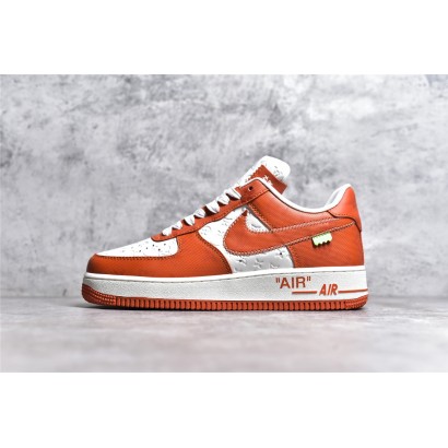 OW AF1 WHITE ORANGE