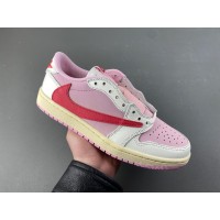 Travis Scott × AJ1 Low Shy Pink